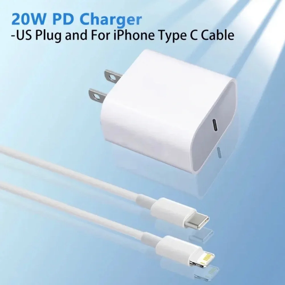 Apple PD 35W Fast Quick Charger USB Type C For iPhone Charging